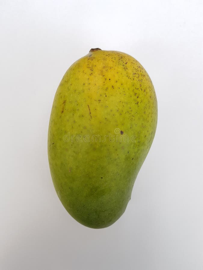 Mango with Black Spots on a White Background Stock Image Image of white, royaltyfree 188026697