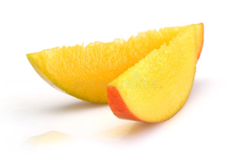 Mango de la rebanada imagen de archivo Mango de la rebanada imagen de archivo