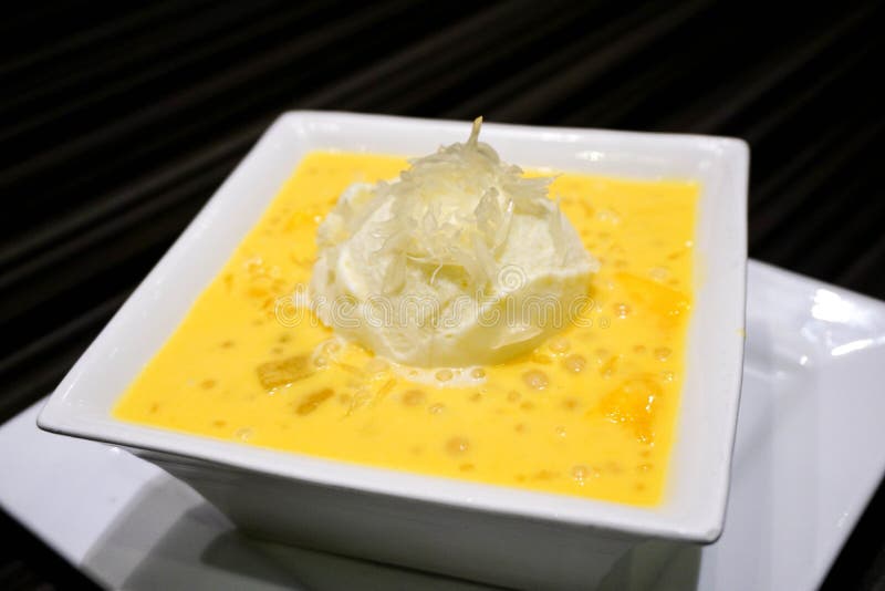 Mango Dessert with Honey Pomelo Stock Photo Image of delicious, asian