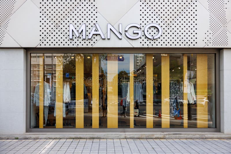 Mango Fashion store editorial stock image. Image of retail 36898469