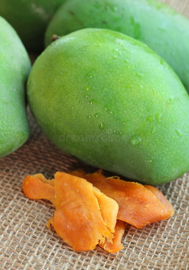 Mango fruit with candied fruits