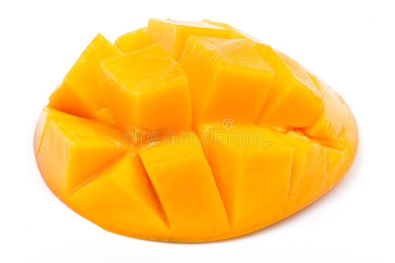 Mango slice stock image