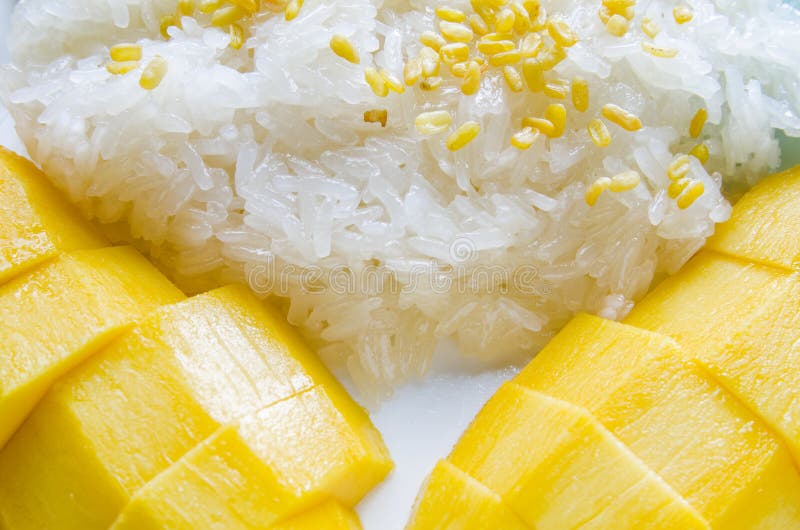 Mango Sticky Rice stock image. Image of nutrition, tasty 29550857