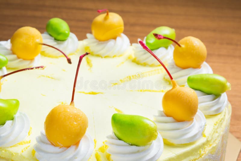 MangoEiscremekuchen lizenzfreie stockfotos MangoEiscremekuchen lizenzfreie stockfotos