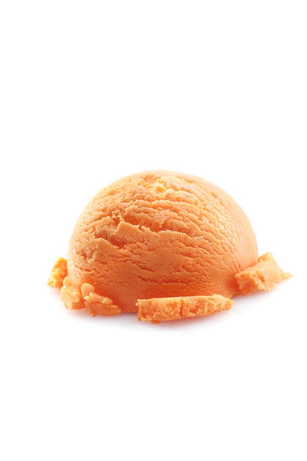 MangofruchtEiscremeschaufel lizenzfreie stockfotografie MangofruchtEiscremeschaufel lizenzfreie stockfotografie