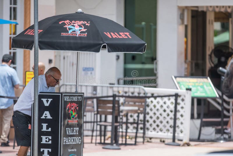 Mangos Valet Miami Beach Ocean Drive Editorial Photography Image of