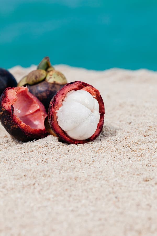 Mangosteen stock image. Image of macro, healthy, sand 57173865