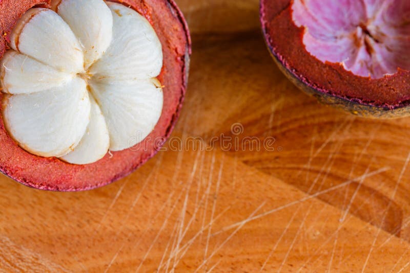Mangosteen Queen of fruit stock image. Image of diet 120363841