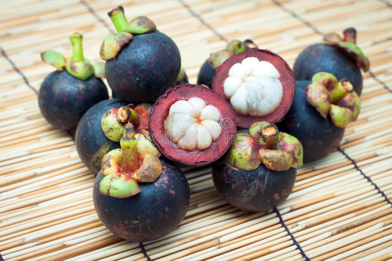 Mangosteen Fruit stock photo. Image of malaysia, nutrition 3382778