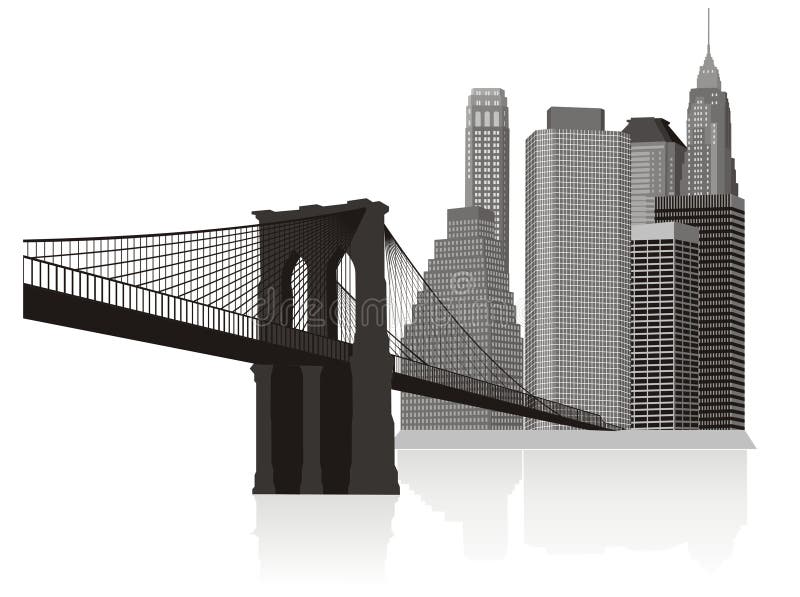 Manhattan vector illustratie Manhattan vector illustratie