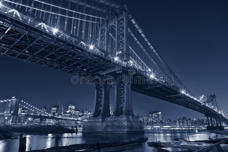 Manhattan Bridge, New York City.