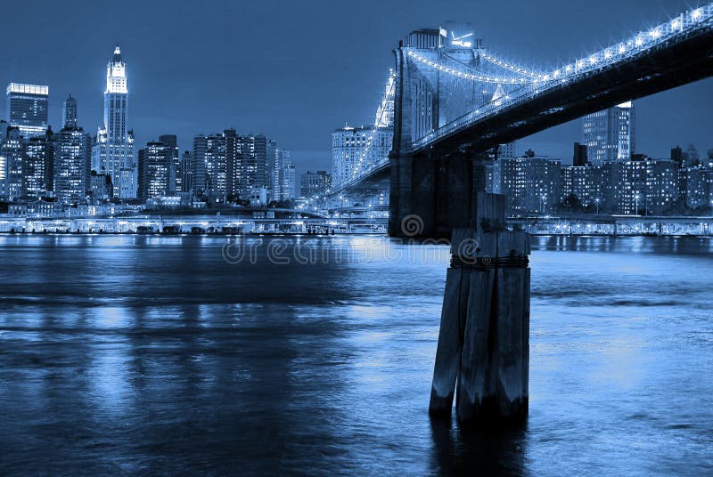 Manhattan and Brooklyn Bridge