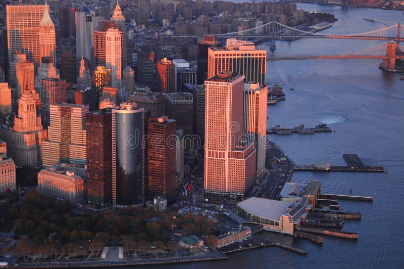 Manhattan da baixa imagem de stock Manhattan da baixa imagem de stock
