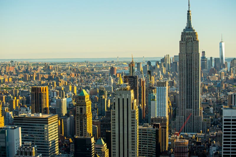 Manhattan - New Work City - USA. Stock Photo - Image of landscape