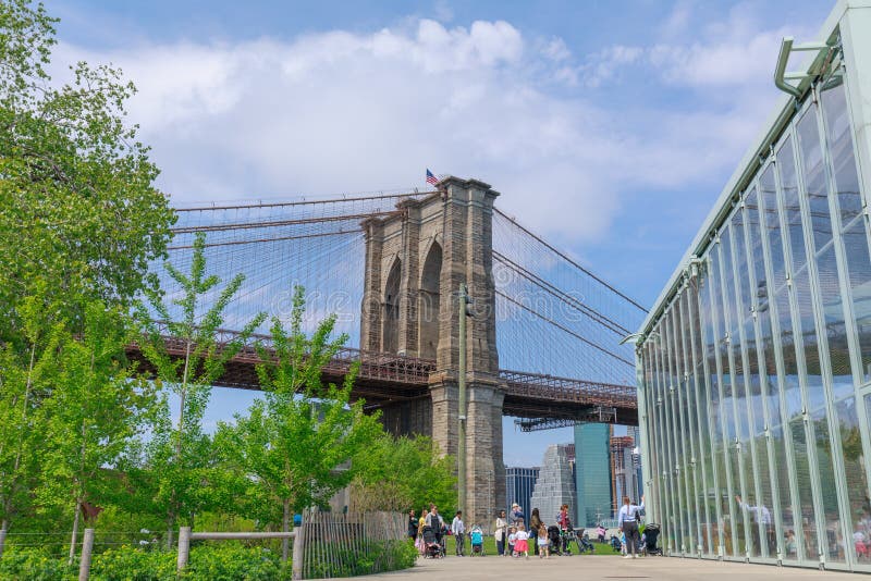 Jane's Carousel at Brooklyn Bridge Park in New York City stock photo Jane's Carousel at Brooklyn Bridge Park in New York City stock photo