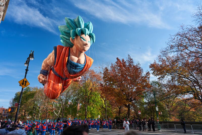 Goku Dragon Ball Z Balloon Thanksgiving Parade in NYC