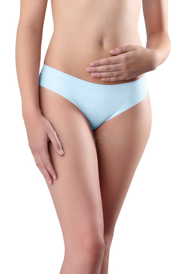 Mani della donna sulla pancia fotografia stock libera da diritti Mani della donna sulla pancia fotografia stock libera da diritti