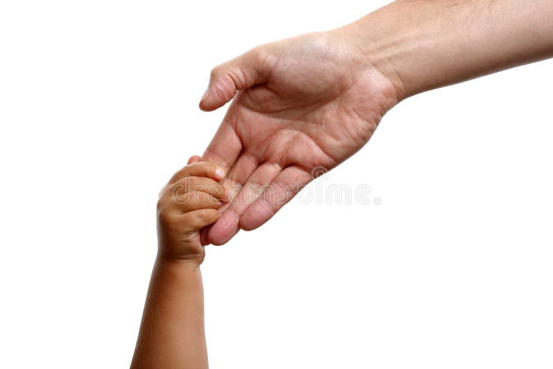 Mani della holding del figlio e del padre fotografia stock libera da diritti Mani della holding del figlio e del padre fotografia stock libera da diritti
