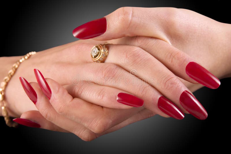 Manicure stock image