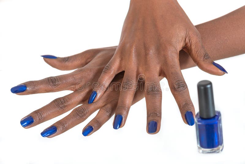 Blue Black Gradient | Black ombre nails, Blue ombre nails, Black and blue  nails