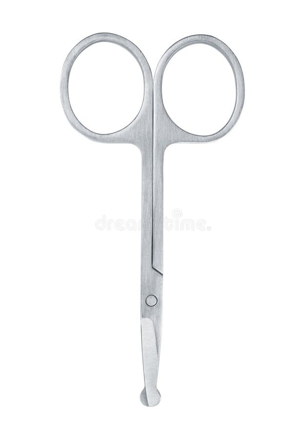 Nail Scissors. Scissors for a Maneur. Little Scissors. Rounded Blades  Scissors Stock Photo - Image of mates, maneur: 141121834