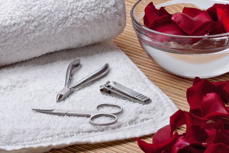 Manicure/pedicure tools stock photo. Image of file, clean 10419810