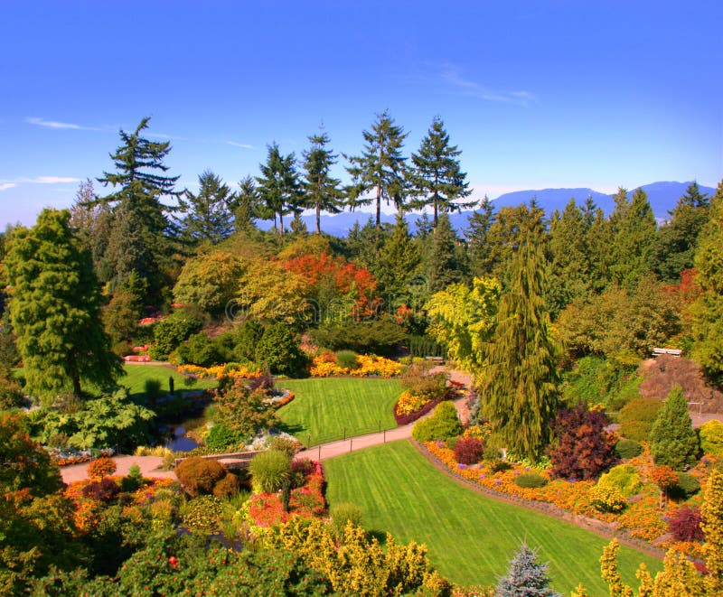 Manicured Garden stock image. Image of landscaping, cultivate - 7085441