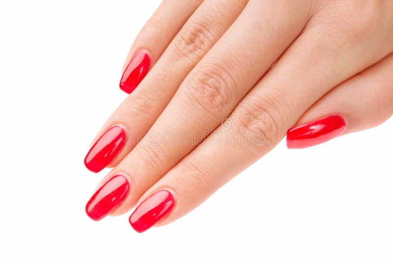 Manicured nails stock photo. Image of model, treatment 35201548