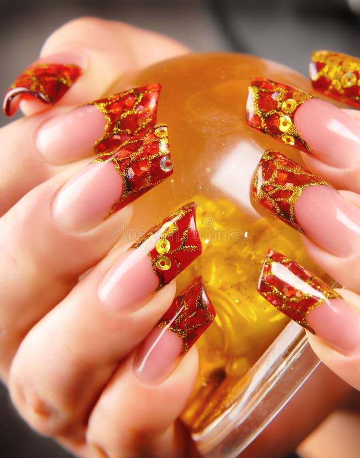 Manicures royalty-vrije stock afbeeldingen