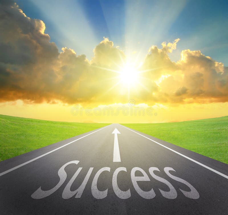 Manier aan Succes royalty-vrije stock foto Manier aan Succes royalty-vrije stock foto
