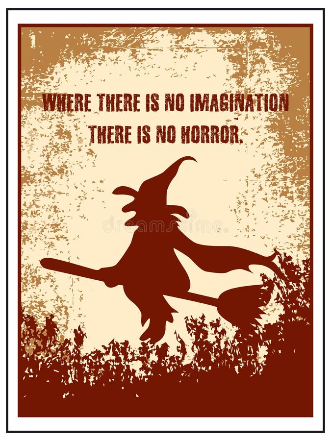 Manifesto di Halloween royalty illustrazione gratis Manifesto di Halloween royalty illustrazione gratis