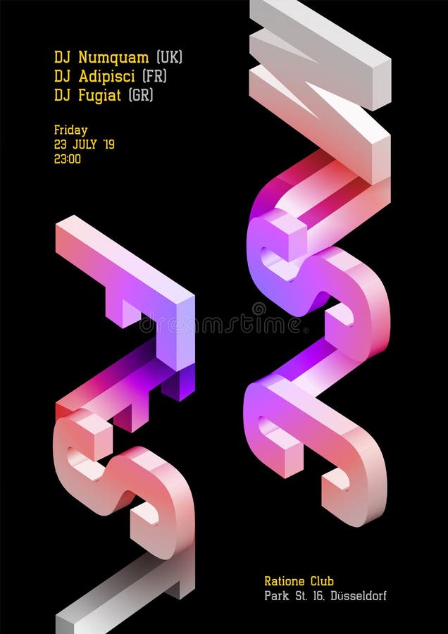 Manifesto scuro di vettore del Fest di musica Copertura elettronica di musica del DJ royalty illustrazione gratis Manifesto scuro di vettore del Fest di musica Copertura elettronica di musica del DJ royalty illustrazione gratis