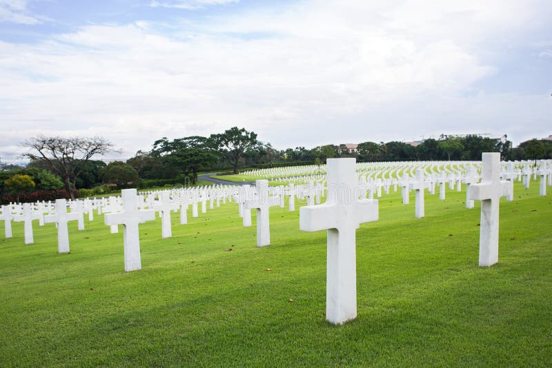 Manila amerikansk kyrkogård och minnesmärke royaltyfria foton Manila amerikansk kyrkogård och minnesmärke royaltyfria foton