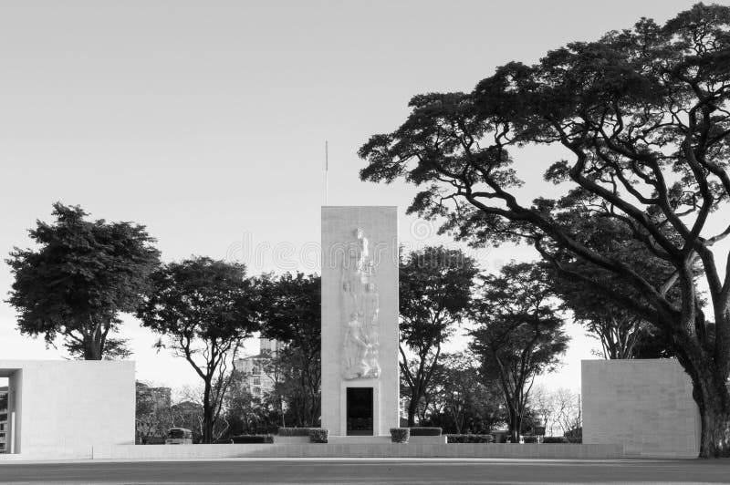 Manila amerikansk kyrkogård och minnesmärke med härligt dagsljus fotografering för bildbyråer Manila amerikansk kyrkogård och minnesmärke med härligt dagsljus fotografering för bildbyråer