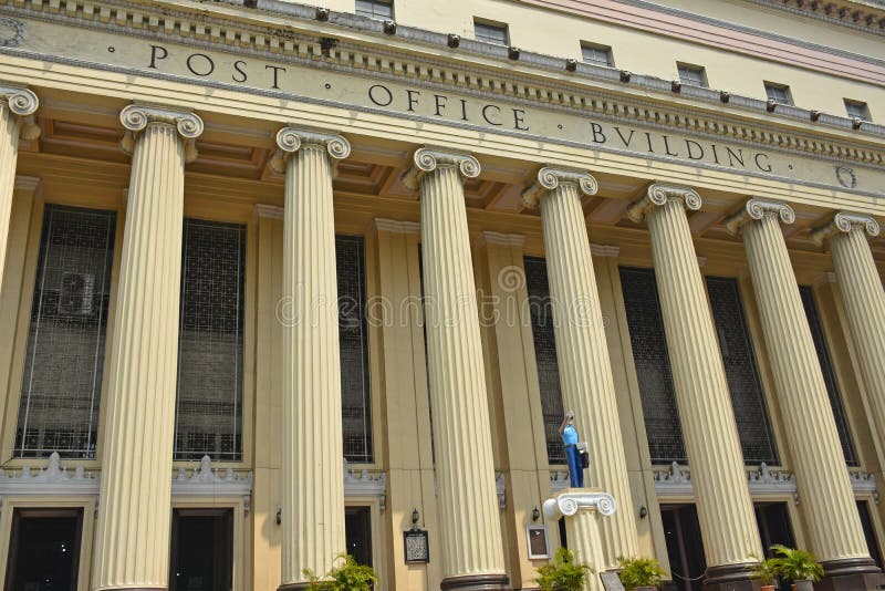 Manila Central Post Office or Also Known As Post Office Building Facade
