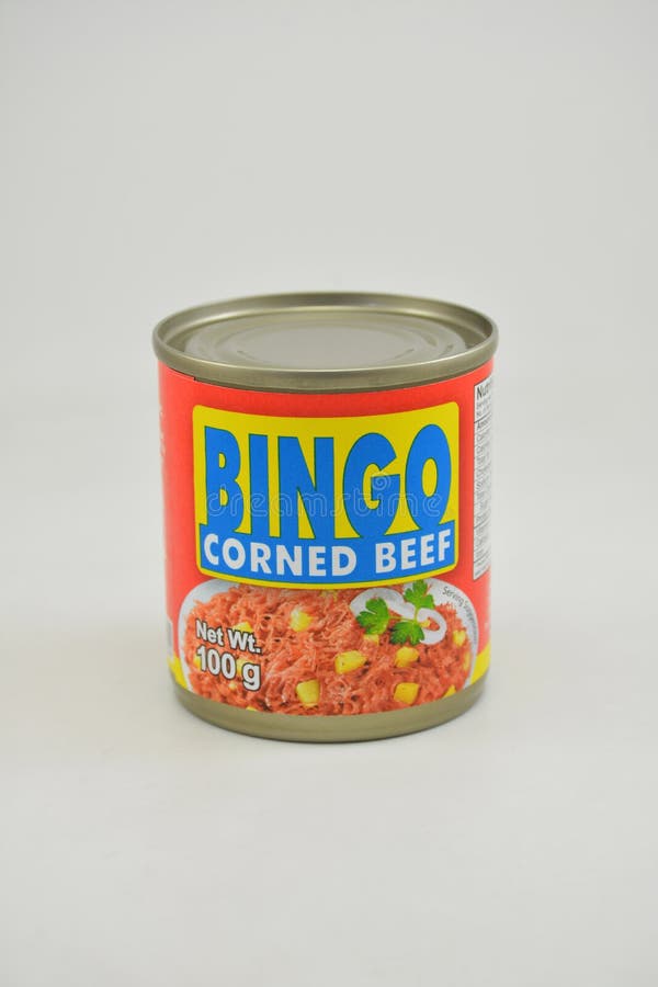 Bingo Corned Beef Can in Manila, Philippines Editorial Photography