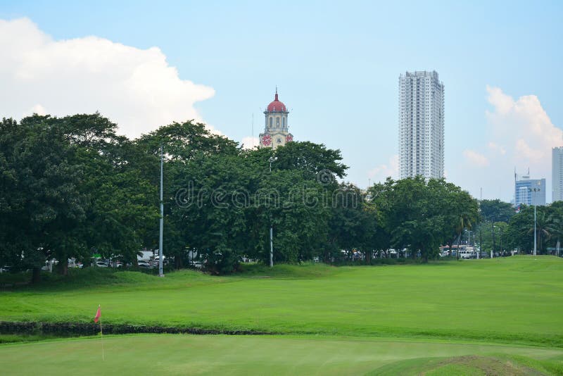 Golf Course Pathway At Mount Malarayat In Lipa, Batangas, Philippines