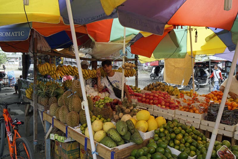 Manila, Philippines, Circa March 2023 . Local Food Market Editorial