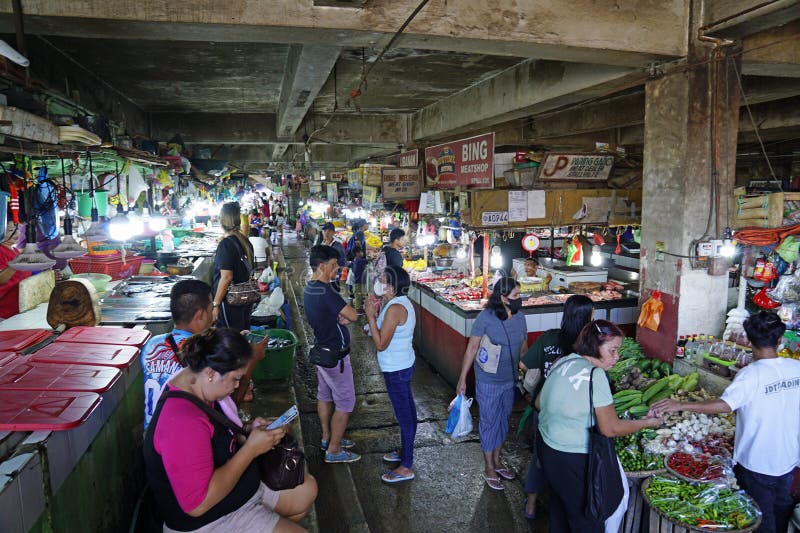 Manila, Philippines, Circa March 2023 . Local Food Market Editorial
