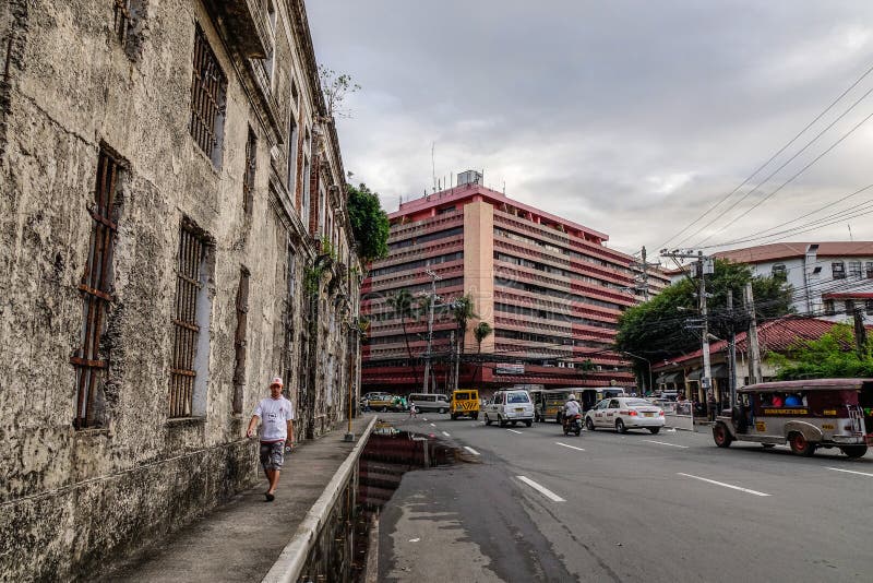 Old Buildings in Manila, Philippines Editorial Photography - Image of ...