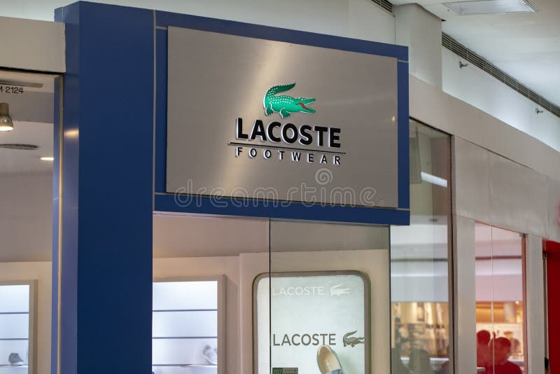 Manila, Philippines, 22 March 2018: Lacoste Brand Name on Storefront in SM Mall of Shopping Mall. Editorial Image - Image of lacoste, everyday: 117399790