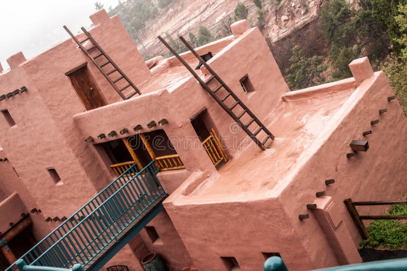 Manitou le Colorado Cliff Dwellings Museum photo stock Manitou le Colorado Cliff Dwellings Museum photo stock