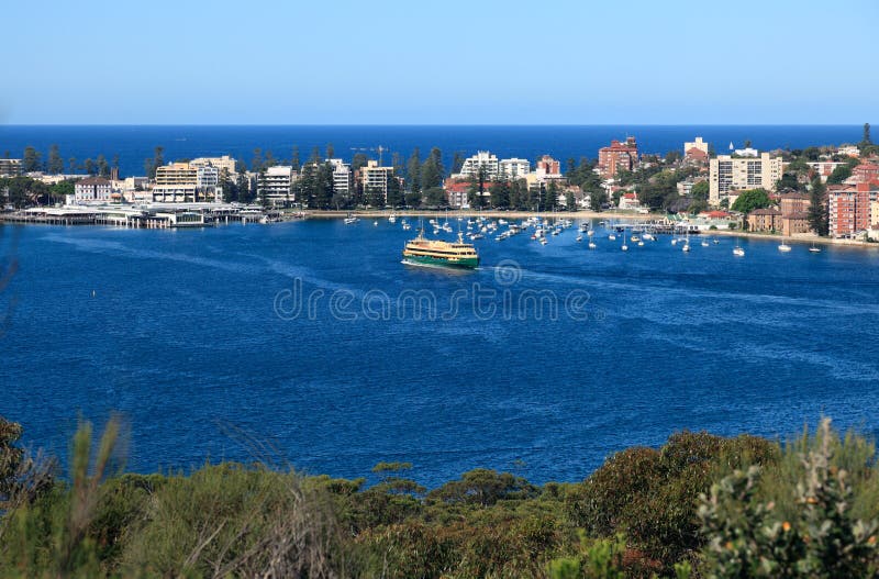 Il sobborgo balneare di Manly dal Sydney Harbour National Park.