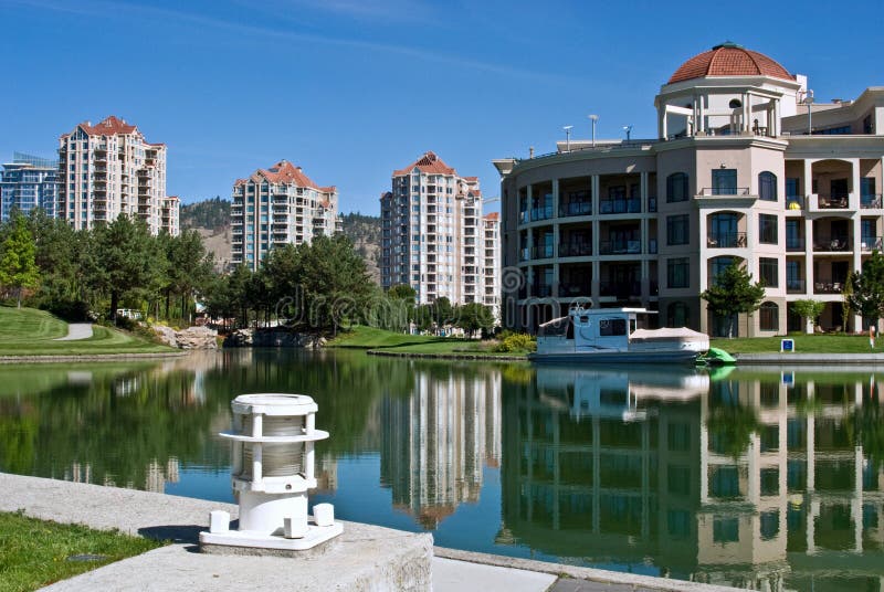 Luxury Highrise Condos and the Grand Hotel in Kelowna, British Columbia, Canada