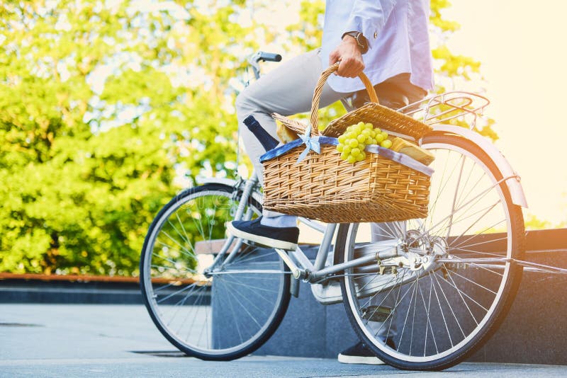 picknick mit fahrrad