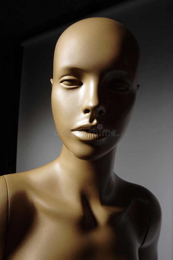 Mannequin Woman Head is Laughing with Open Mouth Stock Photo Image of