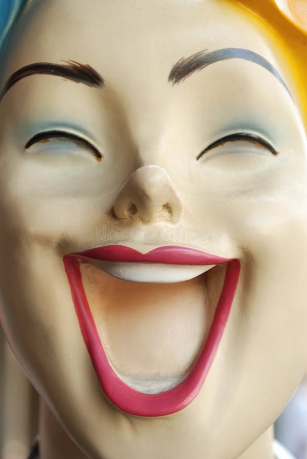 Laughing mannequin doll stock image. Image of blond, cloth 44737171
