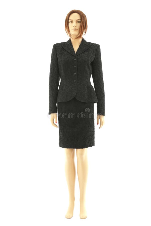 Mannequin in black suit | Isolated