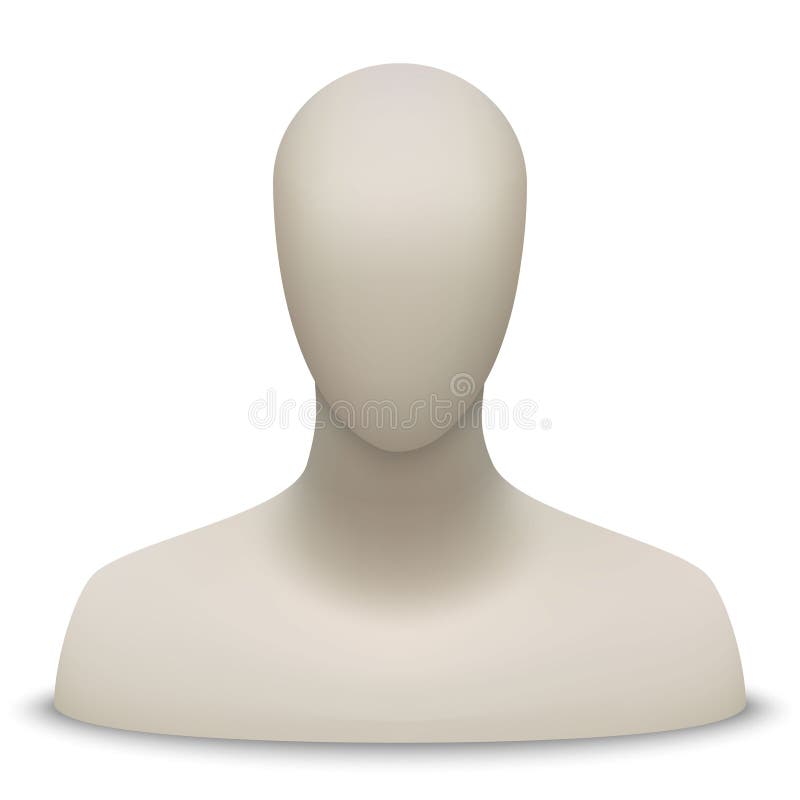 Mannequin bust and head Royalty Free Vector Image