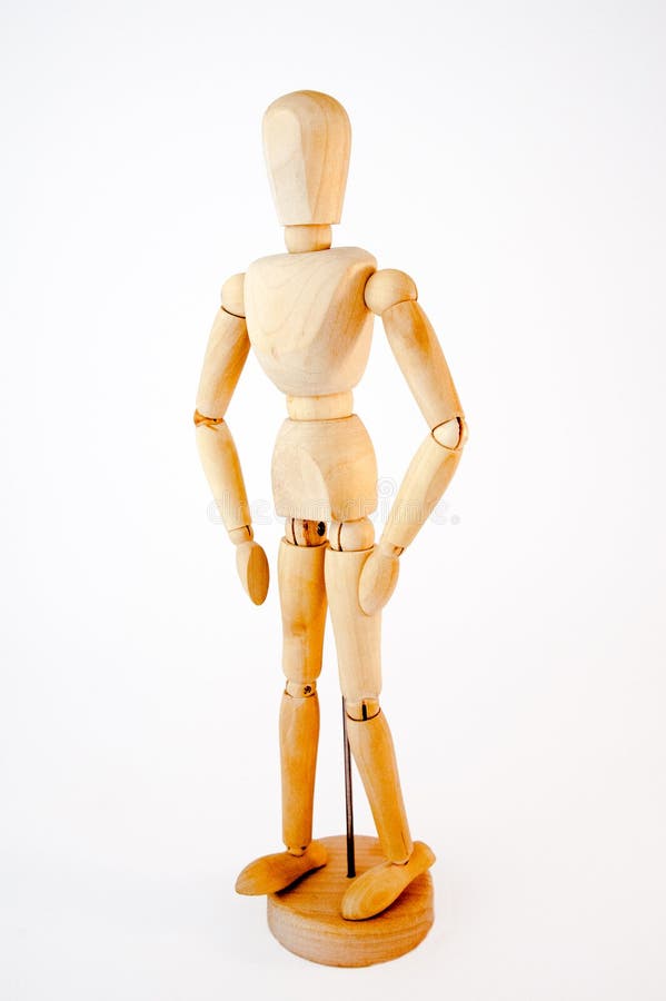 Mannequin en bois image stock. Image du rester, masculin 27032169